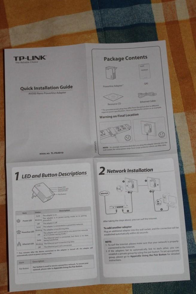 Manual de instrucciones de los TP-Link TL-WPA4220KIT