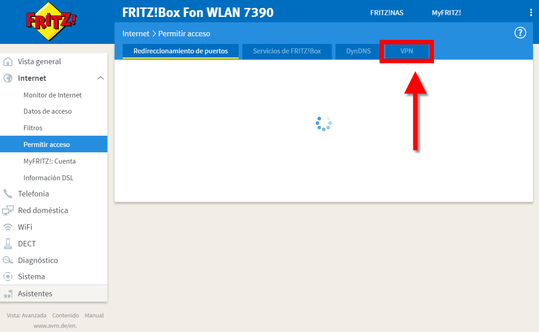 fritz vpn android