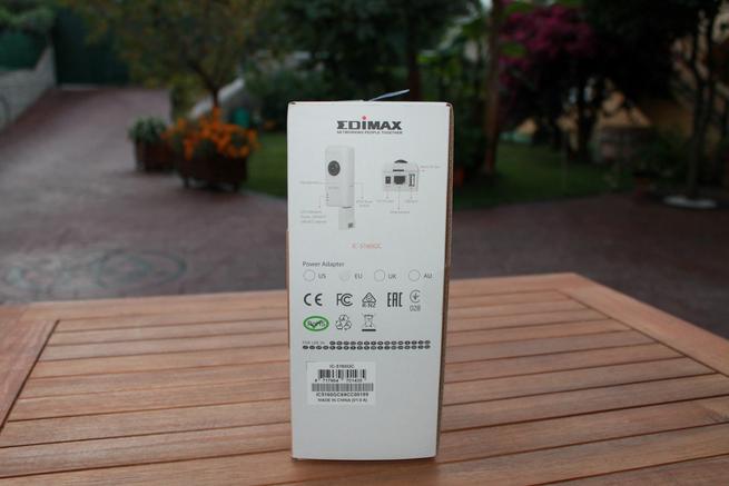Edimax IC-5160GC lateral del embalaje