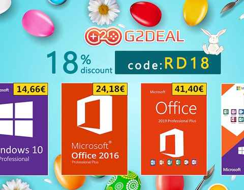 Las mejores ofertas en licencias de Microsoft Windows y Office en G2Deal