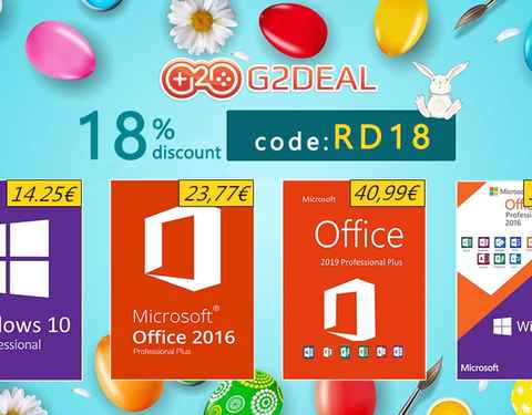 Comprar licencias Windows y Office baratas en G2Deal y ahorrar