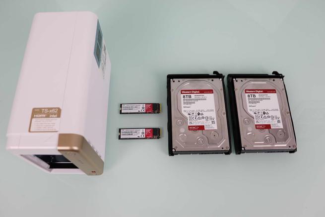 Discos WD Red Pro y WD Red NVMe para el servidor QNAP TS-262