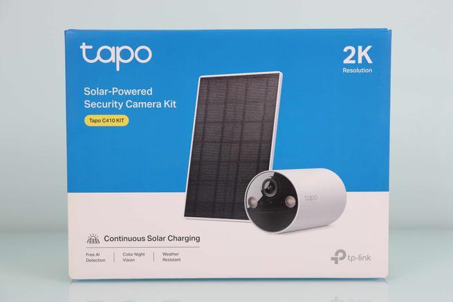 Frontal de la caja de la cámara IP TP-Link Tapo C410 Kit