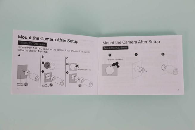 Guía de puesta en marcha de la cámara TP-Link Tapo C410 Kit