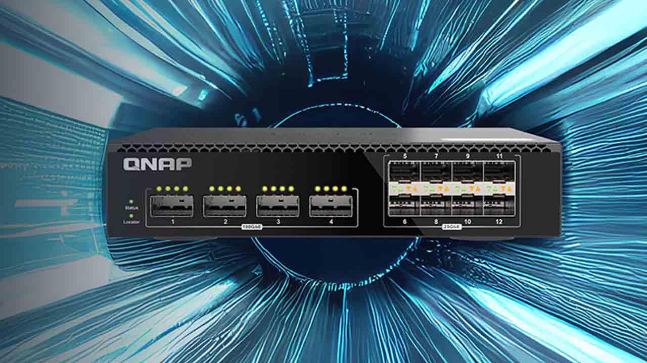 Switch 100G QNAP QSW-M7308R-4X en detalle