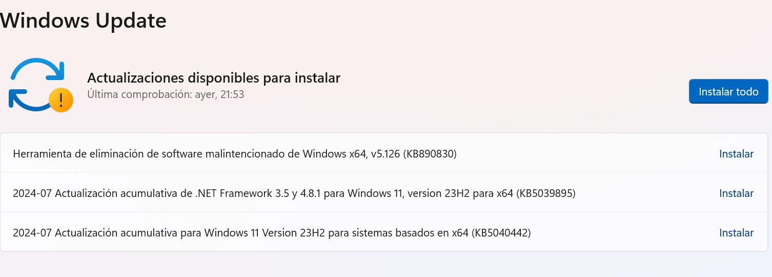 Actualizar Windows 11