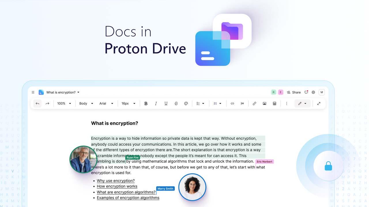 Docs, Proton Drive's new tool